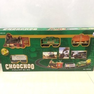Children's toy choochoo train / super classic train emits smoke
