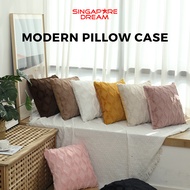 Throw Pillow Cover Case - Sofa Pillow Covers 3D Diamond Plush Fur Cushion Pillowcase for Living Room 40 cm / 45 cm