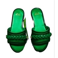 Jelly bunny Sandals In Green With Diamonds Clear Is Beautiful? And Drive Your Feet White Number 39