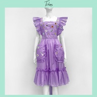 [Tohns] Sticker Taffeta Apron ชุดผ้ากันเปื้อนตกแต่งด้วยสติ๊กเกอร์