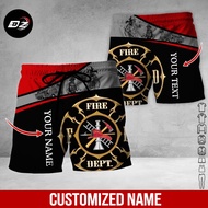 2023 Personalized Name Proud Firefighter 3D All Over Printed Shorts NJ294.jpg