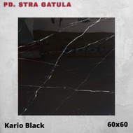 GRANIT 60X60 KARIO BLACK - GRANIT LANTAI - GRANIT DINDING - KERAMIK