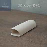 [Aquafresh] D Shape SS2 ถ้ำปลา ถ้ำเพาะปลาซัคเกอร์สวยงาม สำหรับเพาะปลาซักเกอร์ไซส์เล็ก Zebra Pleco Ca