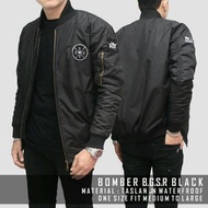 KENT L16B7 Men's Reversible Bomber Jacket Original 2-in-1 Black Knt Latest Tad Import Multicam Ja