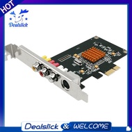 LX725 Video Capture Card SD AV/S Support for PCI-E Interface Replaces C725b 310b Models Integrated S