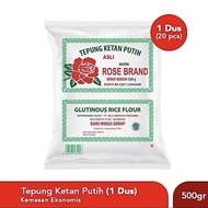 Rose Brand White Glutinous Rice Flour 500 gr x 20 packs per 1 Box 10 kg Carton