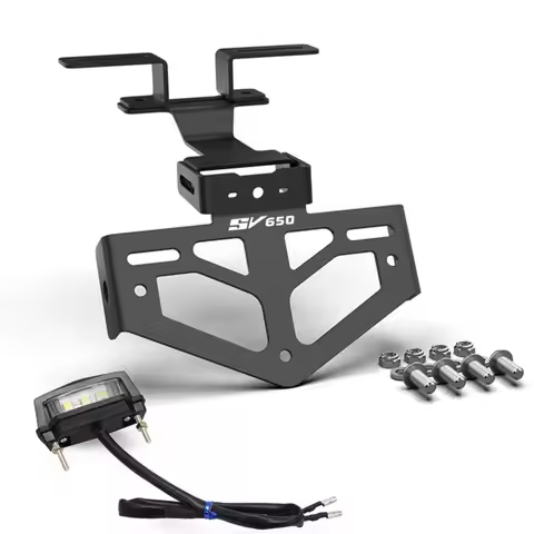 For SUZUKI SV650 SV650X SV1000 SV1000S TL1000 TL1000R TL1000S Rear License Plate Mount Holder Frame 