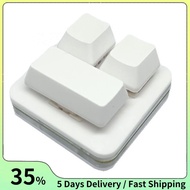Custom Shortcut Key Mechanical Keyboard 3-Key Double Row Mini Keyboard Recording Mute Dustproof Copy
