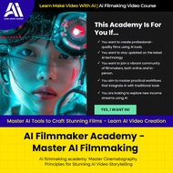Video Course - AI Filmmaker Academy - Master AI Filmmaking |  Ai Make Video | Make Video With AI