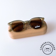 แว่นตากันเเดดพร้อมกล่องแว่น แว่นตาทรงเรโทร Retro แบรนด์ Canaan #5241