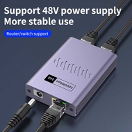 POE Network Cable Splitter One Point Two Gigabit Network Splitter Internet Adapter Network Switch