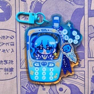 hoshimachi suisei 8cm double sided keychain