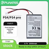 PUANTES PS4/PS4 PRO/PlayStation 4 Slim Battery 3.7V 2000MAH Dual Interface Matching Wireless Control