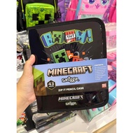 Australia smiggle Minecraft Co-Branded Stationery Painting Set Stationery Bag Pencil Case School Gift