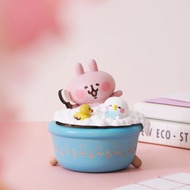 【卡娜赫拉的小動物】P助與粉紅兔兔泡泡浴 頭轉音樂盒