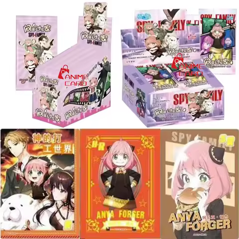 SPY FAMILY Cards Yorania Lloyd Anya Forger Bond Forger File Thick Card Anime Peripheral Collection C