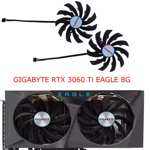 2Pcs/Set,T129215SH,GPU Fan,For GIGABYTE RTX 3060 3060Ti EAGLE,gigabyte GTX1660Ti GTX 1650 RTX 2060 2