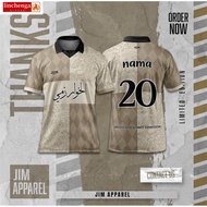 2024 NEW DESIGN RETRO COLLAR VIRAL Baju Jersey Simple style retro collar jersey