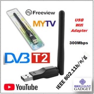 300mbps USB Wifi Dongle/Wifi Adapter &gt; DVB-T2 TV Box Decoder