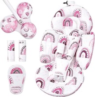 Sweetwavet Infant Insert Compatible with 4moms Mamaroo Swing, Including 3 Replacement Toys, Reversib