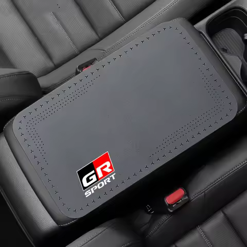 For Toyota GR Sport Gazoo Racing Yaris 86 Corolla RAV4 RZ RC Hilux Car Center Console Box Pad Protec
