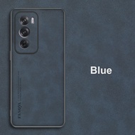 Luxury Leather Texture Silicone Case for OPPO Reno 12 11 10 9 Pro Plus F A60 A79 A98 A58 A78 A96 A76