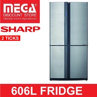 SHARP SJ-VX79E-SL 605L J-TECH INVERTER FRIDGE