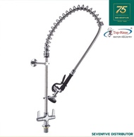 TOP RINSE ก๊อกน้ำแบบติดตั้งขอบอ่าง 1 รู ช่องน้ำเข้าขนาด G1/2" TOP1-M98E-100