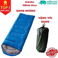 túi ngủ văn phòng du lịch dã ngoại dododios Dày Dặn siêu ấm (Có Thể Ghép Làm Túi Ngủ Đôi) TNCC2023