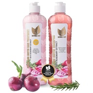 Onion Biotin and Rosemary Shampoo & Treatment for Stronger, Thicker and Longer Strands - Soft Shine,