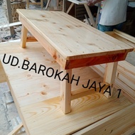 Meja Lipat/Meja Belajar/Meja Lesehan/Meja Kayu Jati Belanda