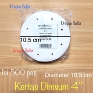 [Isi500] Dimsum Liner Paper 4 4.5 4.5 inch Dimsum Liner Paper Paper 4 3 4.5 4.5 10.5cm 10.5cm 11.5cm