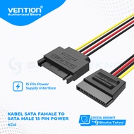 Vention KDA Kabel SATA Power Extension 15 PIN Male to Female HardDisk