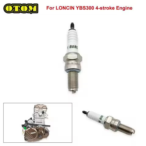 Motorcycle For LONCIN YBS300 Spark Plug B8RC Sensor Engine Ignition HENGJIAN S7 KEWS K16 K23 STN BRZ