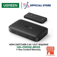 UGREEN HDMI SWITCHER 3 IN 1 OUT 4K@30HZ - (UG-CM332-80125)