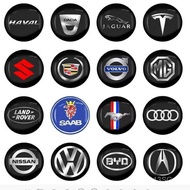 New Product Manufacturer56MM Car Wheel Hub Sticker Wheel Hub Center Cap Decorative Sticker Carbon Fi