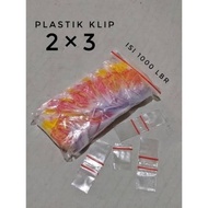 Plastic clip small zipper plastic size 2x3 & 3x5 plastic bag
