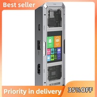G71 7 in 1 Aluminum Alloy  Docking Station Smart Screen Display Type-C to HDM2.0 USB3.0 HUB PD100W A