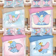 小飛象 dumbo 公仔 床單套裝 床上用品 床笠 枕頭袋 枕套 被套 禮物 家居 日用品
