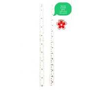Acrylic Ruler Tailor's 2 Sides 14.5 Inches (37 Cm) Other Scale 10 As Shown In The Picture 25 Baht Ea