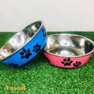 Dog Cat Bowl Aluminum Aluminium Food Bowl Anti Rust Mangkuk Kucing Good Quality Economy Price Ekonom