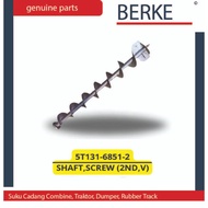 SHAFT, SCREW (2ND,V) Back stand FOR DC 93 / 5T131-6851-2 Combine Harvester Spare Parts