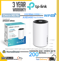 TP LINK Deco XE75 | AXE5400 TRI BAND MESH WIFI 6E WIRELESS ROUTER [ WIFI 6 RANGE EXTENDER ]