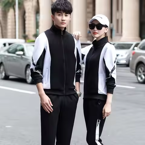 Couple leisure suit Boy large cotton Uniform Girl College Clothing group purchase university school 