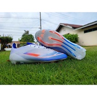 F50 Elite FG Soccer Shoes - White Solar Red Lucid Blue