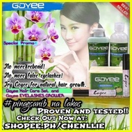 ♀ ۩ ◪ Goyee Shampoo and Conditioner Package with Goyee Eyelashes Hair Grower  with Free Glutamansi