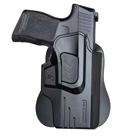 Sig P365 Holster OWB Paddle Polymer Holsters Fit: Sig Sauer P365 / P365 SAS / P365 XL with Safety Lo