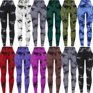 32 Colors Tie Dye Yoga Pants Sport Leggings Women Exercise Gym Fitness Breathable High Waist Seamless Leggings Running Tights
