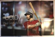 MLB美國職棒大聯盟 海報 國家聯盟 響尾蛇 打者 蛇王 GOLDY PAUL 戈德施密特