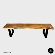 A379. Raintree Solid Wood Bench / TV Console / Shoe Bench